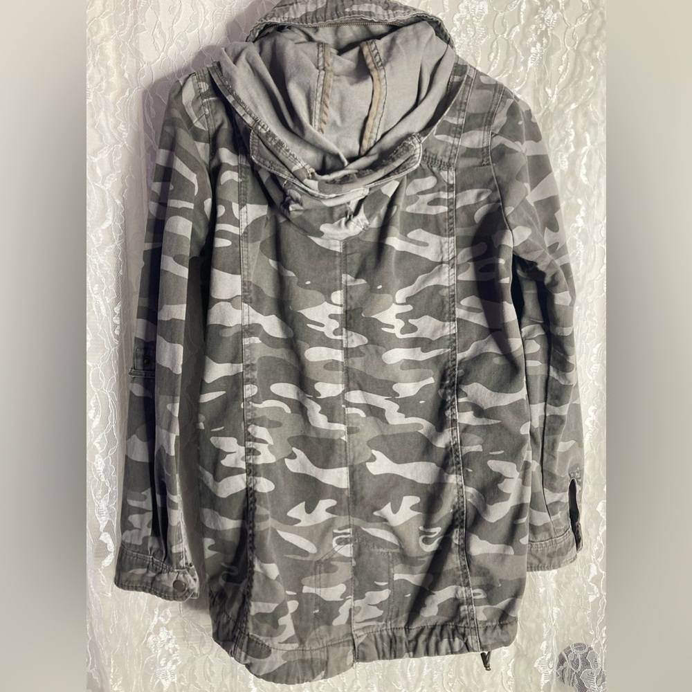 Jolt cargo camo urban style hoodie jacket - Picture 4 of 6